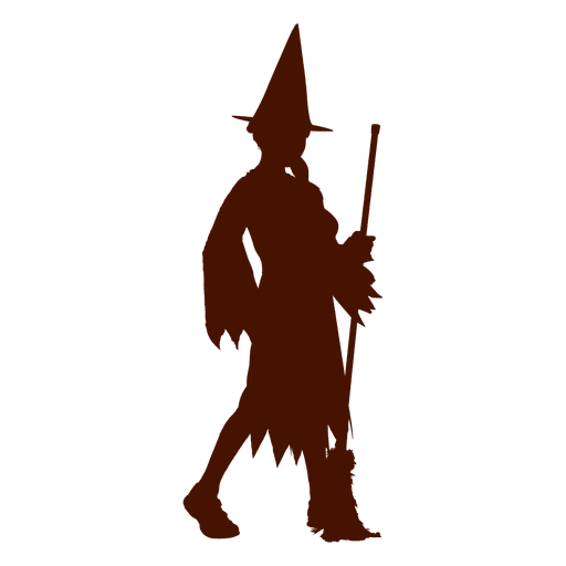Child halloween costume silhouette PNG Design