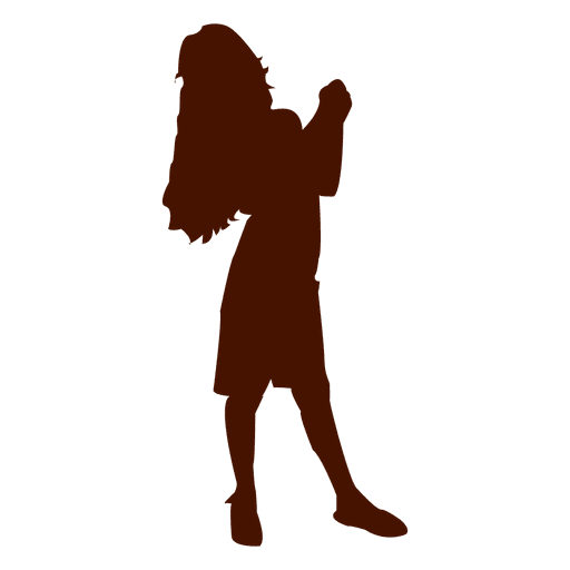 Girl silhouette PNG Design