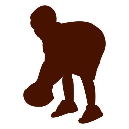 Kid playing silhouette PNG Design