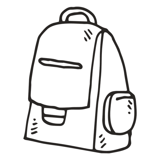 Backpack school PNG Design