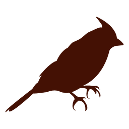 Haustiervogelschattenbild PNG-Design