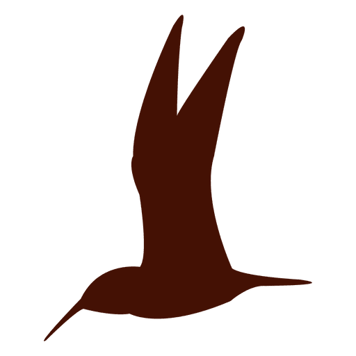 Vogel Silhouette Kolibri PNG-Design