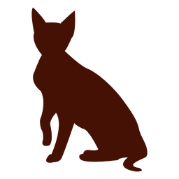 Katze Silhouette Haustier PNG-Design