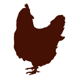 Chicken farm silhouette PNG Design