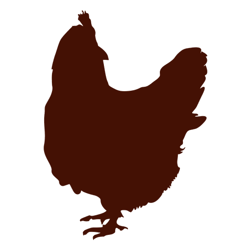 Chicken Farm Silhouette PNG-Design