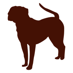 Looking Dog silhouette PNG Design