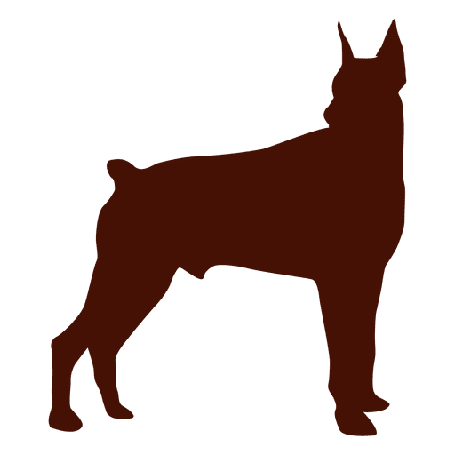 Dog silhouette pet