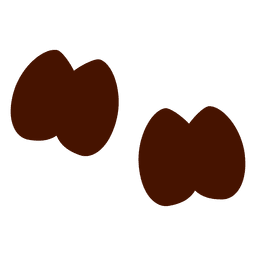 Huellas de animales de burro Diseño PNG