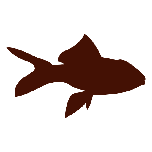 Fisch Haustier Silhouette PNG-Design