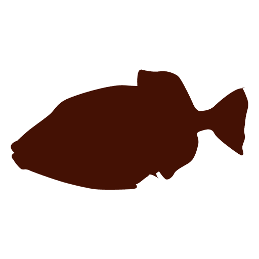 Fisch-Silhouette PNG-Design