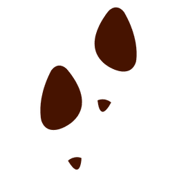 Girl footprints PNG Design