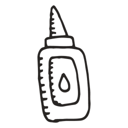 hand drawn school icon glue hand drawn school icon glue
