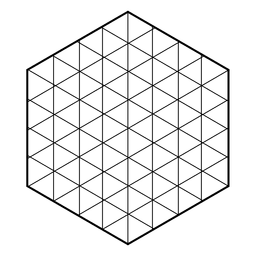 Geometría sagrada de cuadrícula hexagonal Diseño PNG