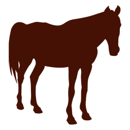 Horse farm silhouette PNG Design