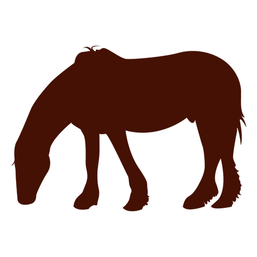 Download Horse farm eating silhouette - Transparent PNG & SVG ...