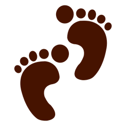 Huellas humanas Diseño PNG