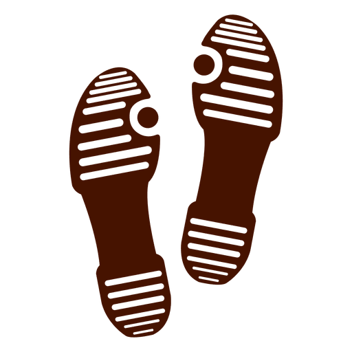 Snickers Footprints PNG Design