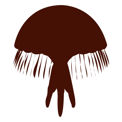 Download Sea Jellyfish Silhouette Transparent Png Svg Vector File