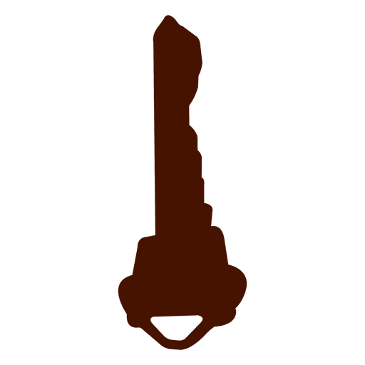 Porta silhueta chave moderna Desenho PNG