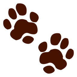 Pegada do leão Desenho PNG