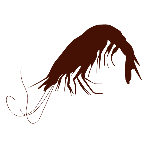 Silhueta de lagosta Desenho PNG