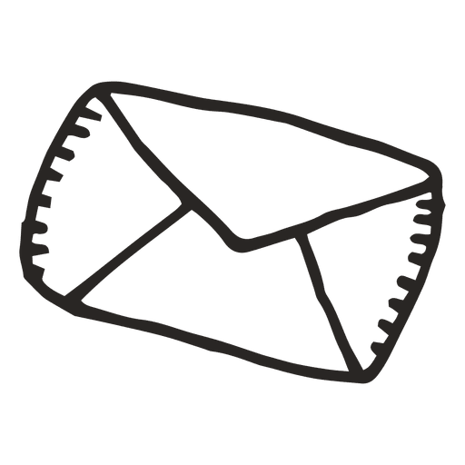 Carta de correo escolar Diseño PNG