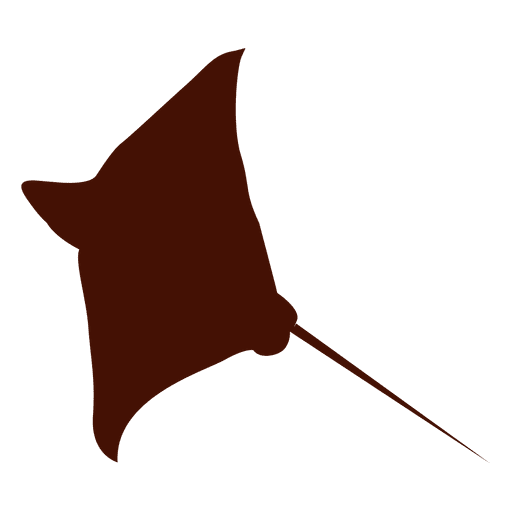 Manta ray mantaray silhouette PNG Design