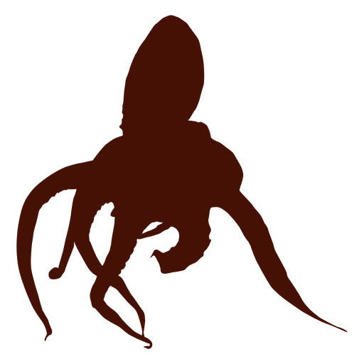 Octopus silueta grande Transparent PNG Octopus silueta grande Transparent PNG