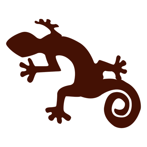 Pet iguana silhouette - Transparent PNG & SVG vector file