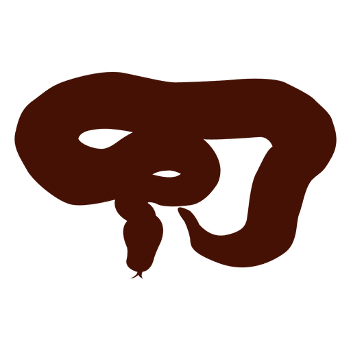 Silhueta de cobra de estimação Desenho PNG