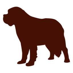 Silueta de mascota cachorro perro Diseño PNG