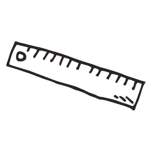 Ruler geometry school PNG Design