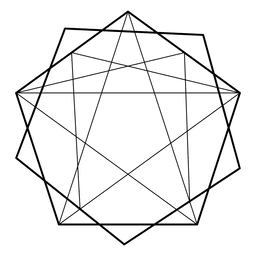 Geometria sagrada poligonal Desenho PNG