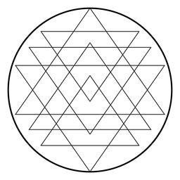 Geometria sagrada simétrica Desenho PNG