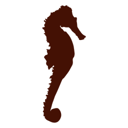 Seahorse silhouette PNG Design Transparent PNG