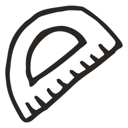 Escola de geometria semicírculo Desenho PNG