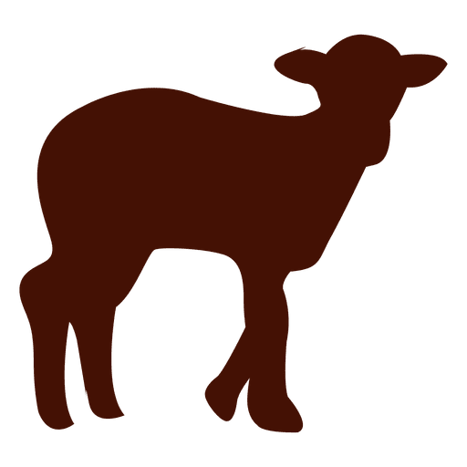 Download Sheep Silhouette In Red Transparent Png Svg Vector File