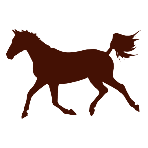 Silhouette Pferd famr PNG-Design