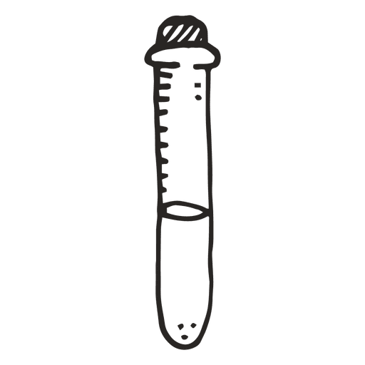 Test tube science school PNG Design