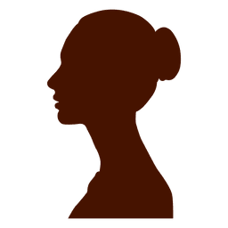Mujer perfil silueta eastrn europa Diseño PNG