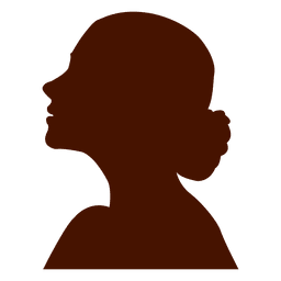 Frauenprofilschattenbild Flamenco PNG-Design