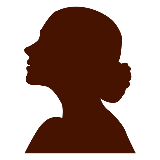 Woman profile silhouette flamenco