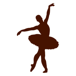Dançarina de balé posando tutu Desenho PNG