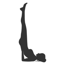 Fitness woman silhouette lifting hip PNG Design