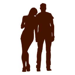 Paar Familie küssen Händchenhalten PNG-Design