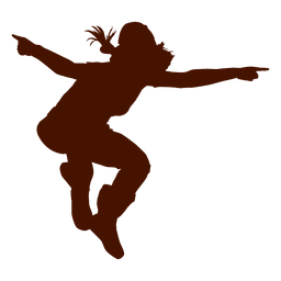 Tänzerin Breakdance Silhouette 3 PNG-Design