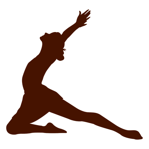 Download Female dancer silhouette in red - Transparent PNG & SVG vector file