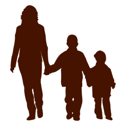 Kid child mom family PNG Design