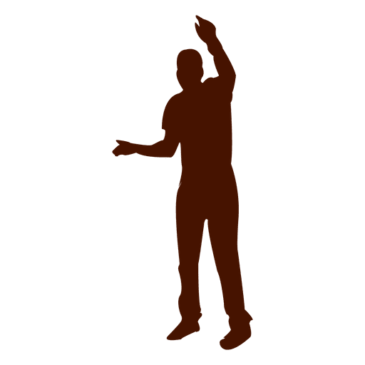Man dancing silhouette 10