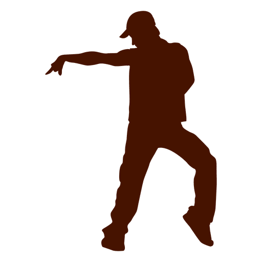 Man dancing silhouette 8